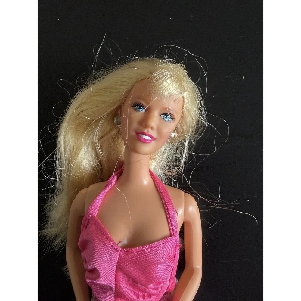 Vintage 1991‎ Mattel Barbie Doll Torand Head Pink My First Dress